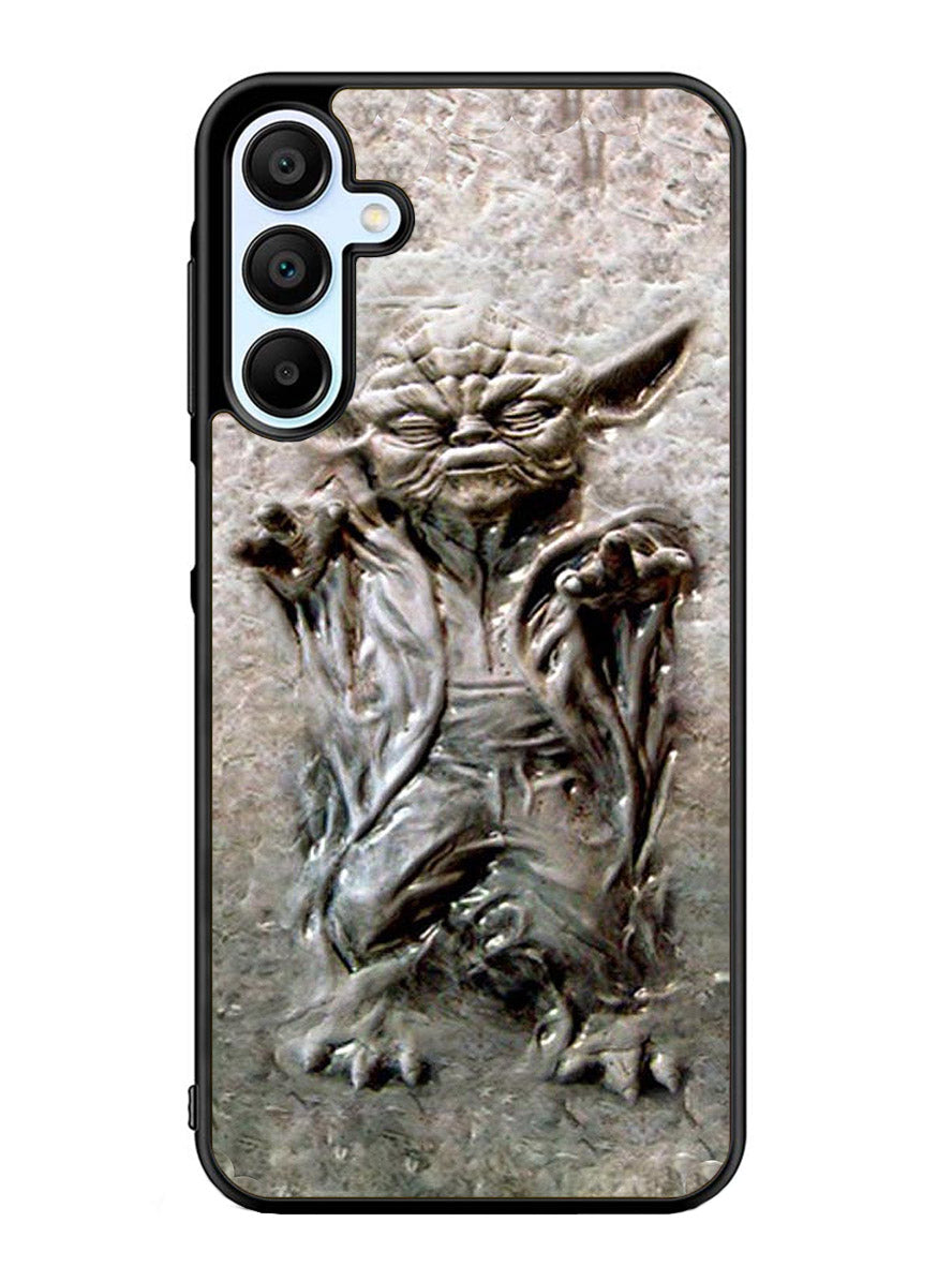 Star Wars Master Yoda in Carbonite Samsung Galaxy A25 5G Case