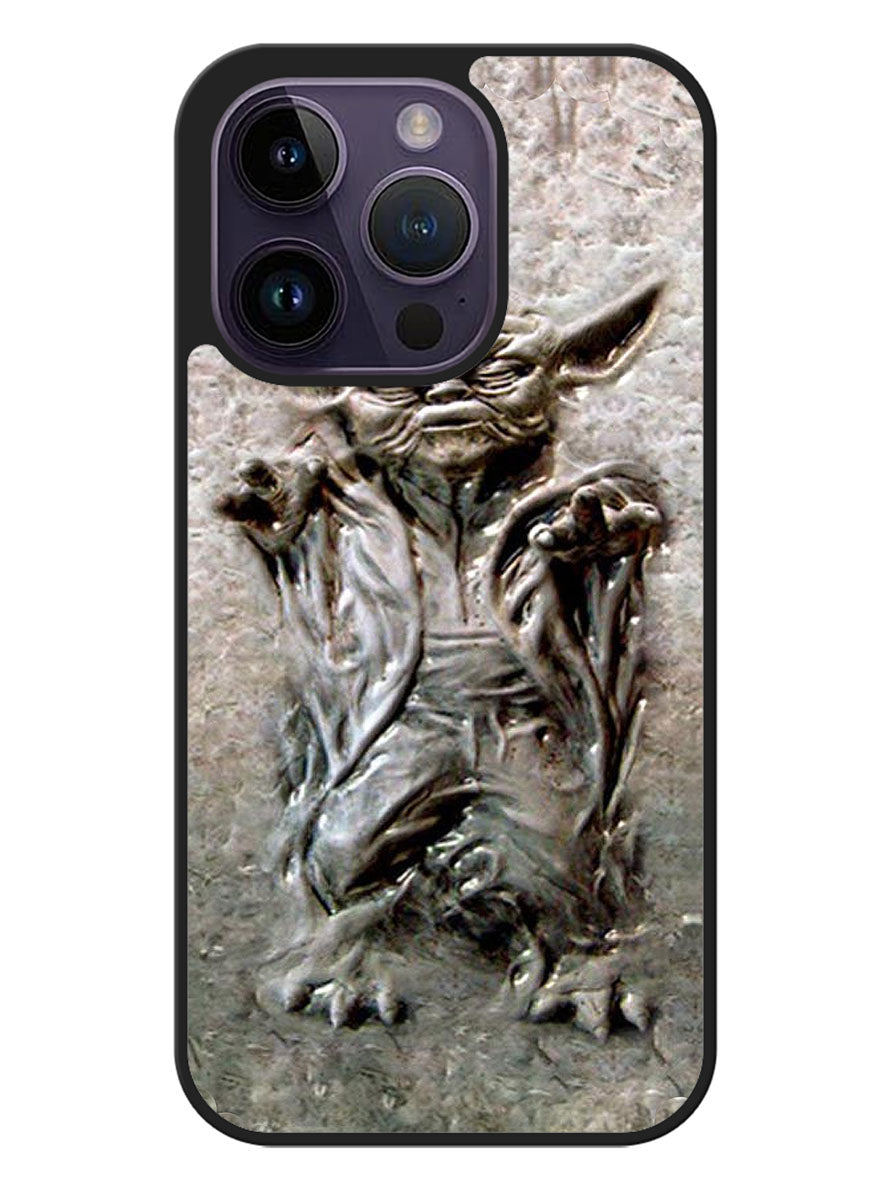 Star Wars Master Yoda in Carbonite iPhone 14 Pro Case