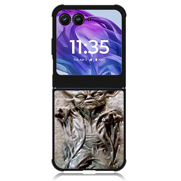 Star Wars Master Yoda in Carbonite Motorola Moto Razr Plus 2024 , Moto Razr+ 2024 Case