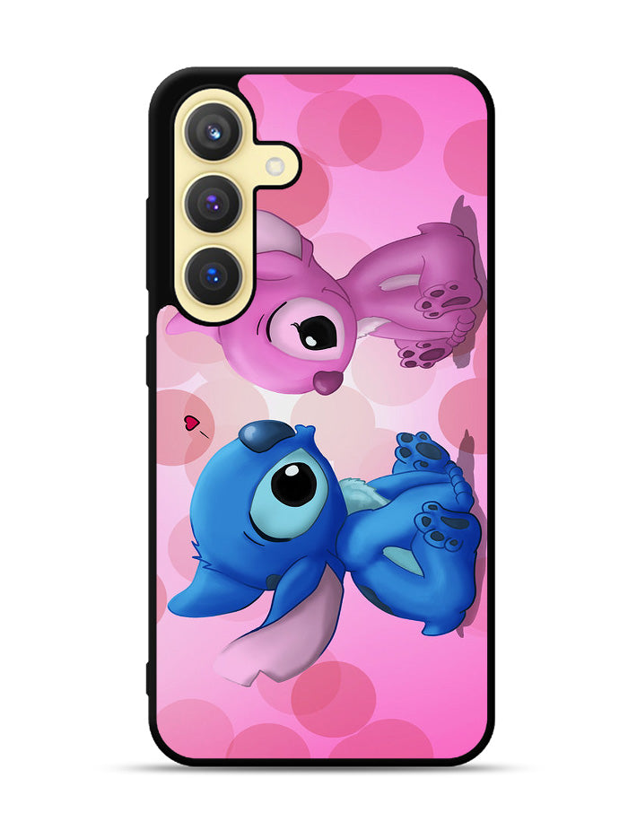 Stitch Pink And Blue 1st Samsung Galaxy S25 Plus 5G , Samsung Galaxy S25+ 5G Case