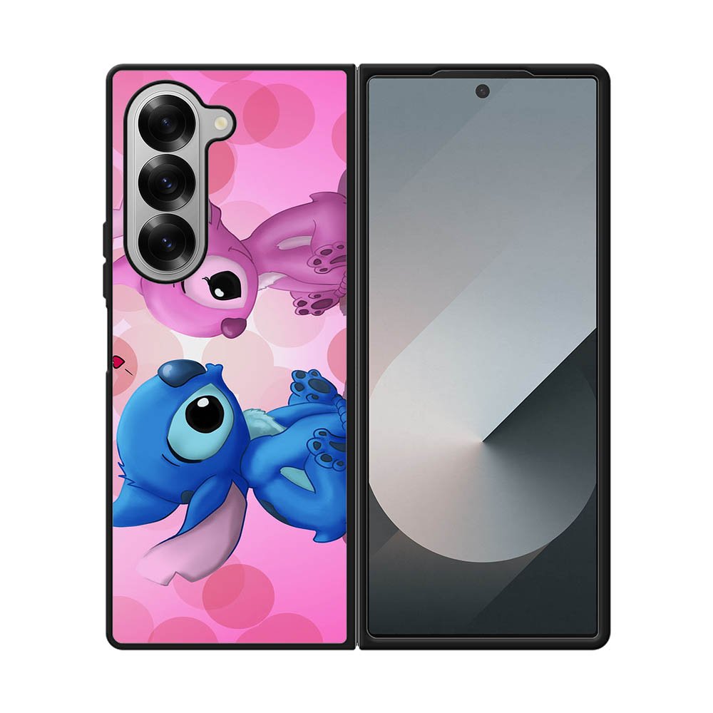 Stitch Pink And Blue 1st Samsung Galaxy Z Fold 7 5G Case