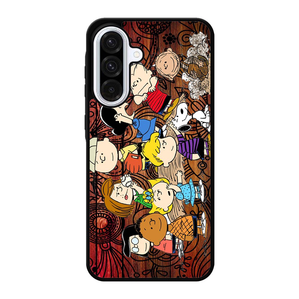 Peanuts In Background Wood Art Samsung Galaxy A56 Case DC0321