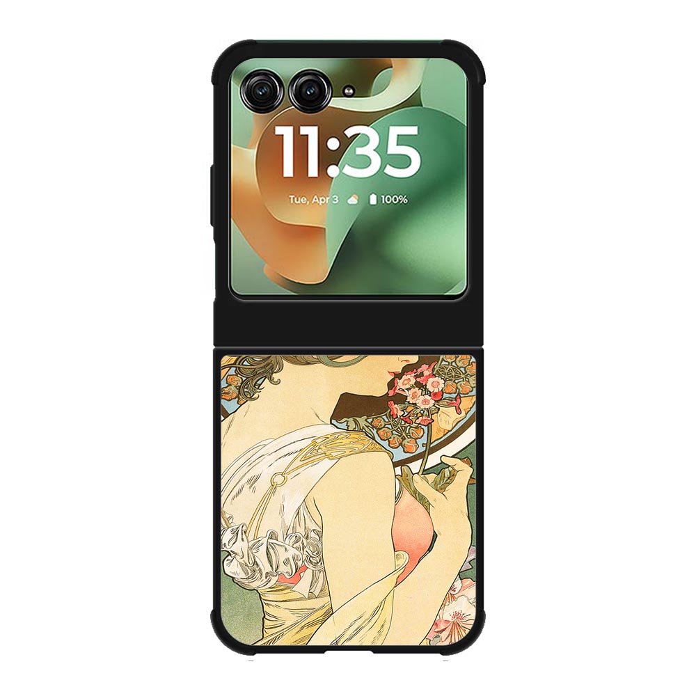 Alphonse Mucha Primrose Art Nouveau Motorola Moto RAZR 2025 Case