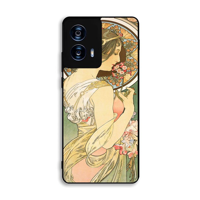 Alphonse Mucha Primrose Art Nouveau Motorola Moto G Power 5G 2024 Case DC7864