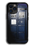 Dark Blue Tardis Doctor Who Toy iPhone 12 Pro Case