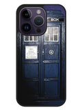 Dark Blue Tardis Doctor Who Toy Google iPhone 14 Pro Case BLN0237