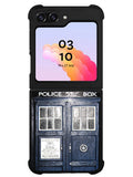 Dark Blue Tardis Doctor Who Toy Samsung Galaxy Z Flip 5 5G 2023 Case
