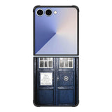 Dark Blue Tardis Doctor Who Toy Samsung Galaxy Z Flip 7 5G Case
