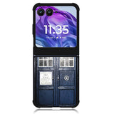 Dark Blue Tardis Doctor Who Toy Motorola Moto Razr Plus 2024 , Moto Razr+ 2024 Case