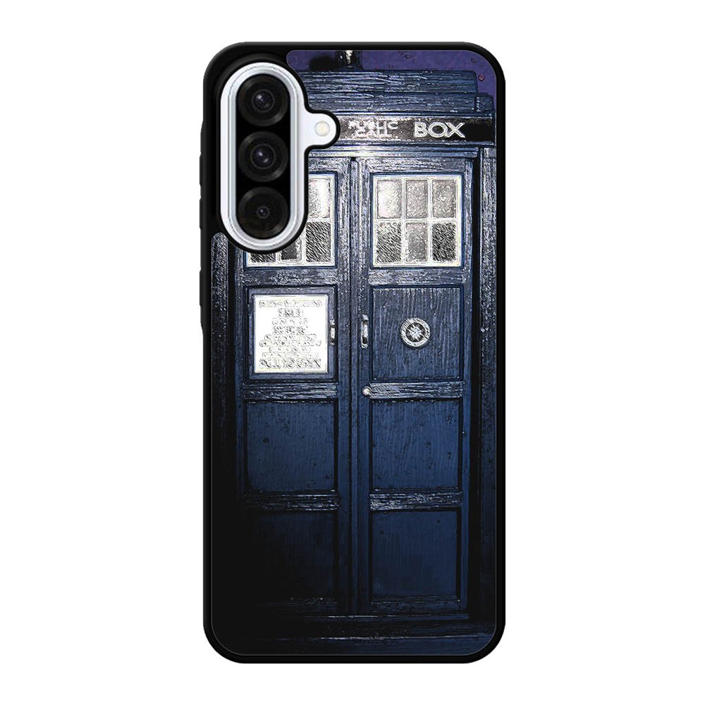 Dark Blue Tardis Doctor Who Toy Samsung Galaxy A56 Case DC3799