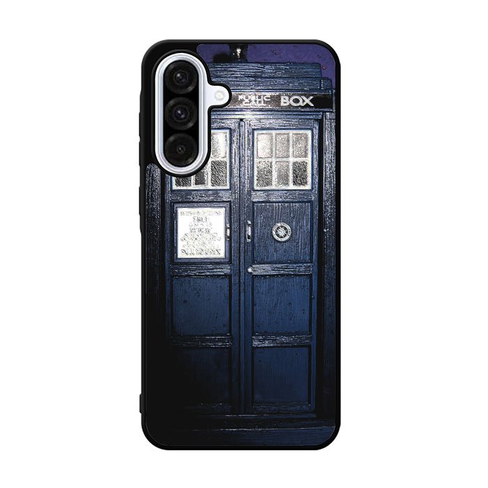 Dark Blue Tardis Doctor Who Toy Samsung Galaxy A36 Case DC3799