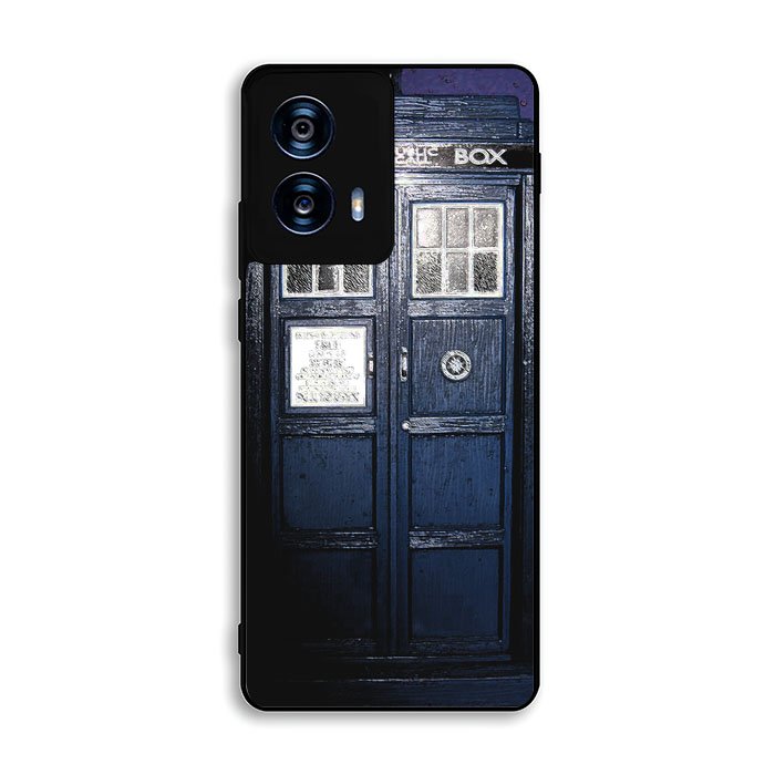 Dark Blue Tardis Doctor Who Toy Motorola Moto G Power 5G 2024 Case DC0783
