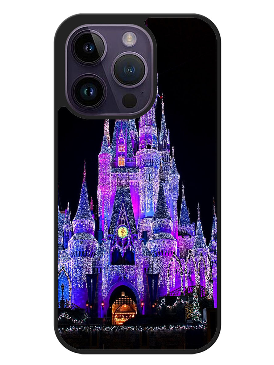 Disney Castle Night Lights Google iPhone 14 Pro Max Case BLN0359