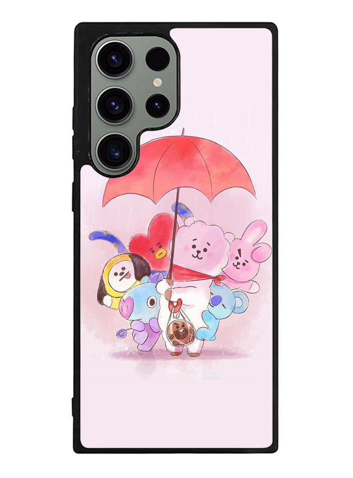 BT21 RJ Shooky Mang Koya Samsung Galaxy S23 Ultra 5G Case