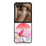 BT21 RJ Shooky Mang Koya Motorola Moto RAZR Plus 2025 Case
