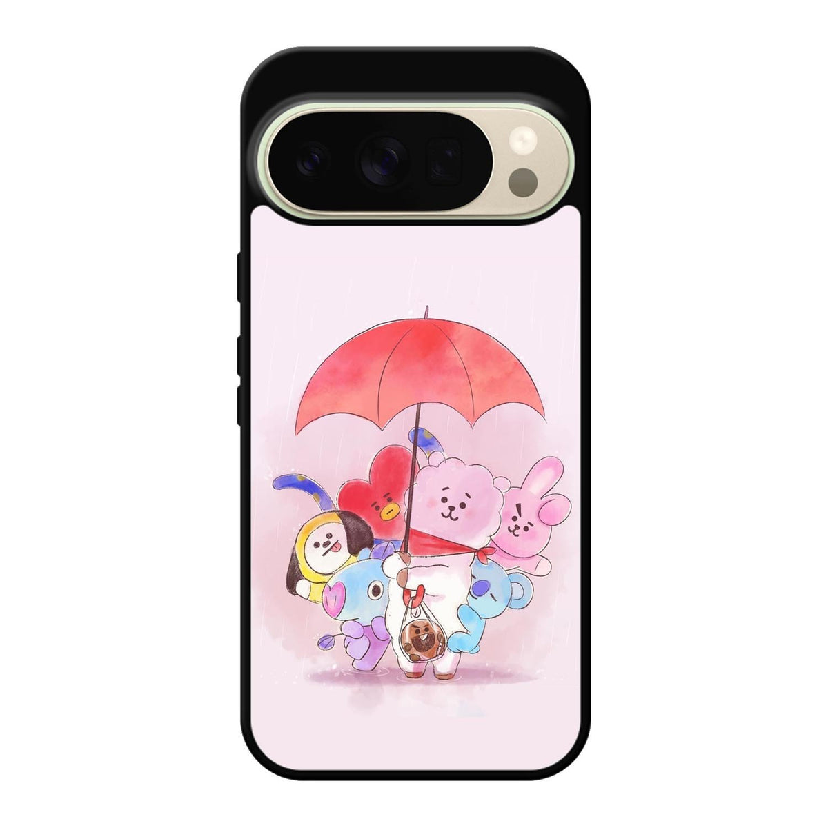 BT21 RJ Shooky Mang Koya Google Pixel 10 Pro Case
