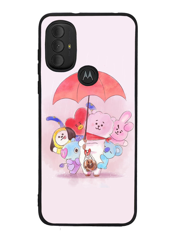 BT21 RJ Shooky Mang Koya Motorola Moto G Pure 2021 , Moto G Power 2022 Case