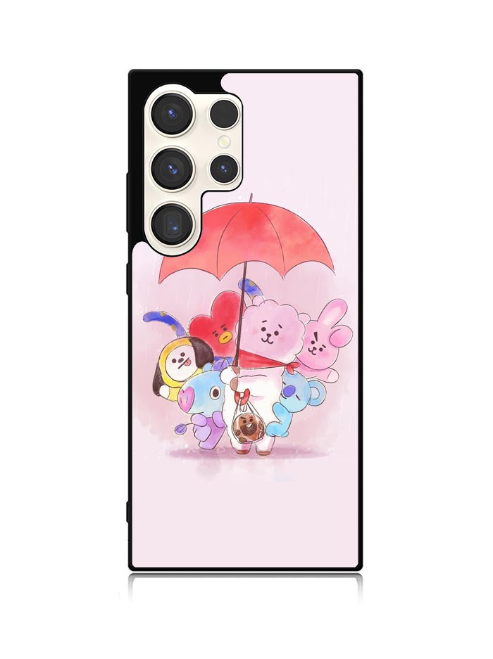 BT21 RJ Shooky Mang Koya Samsung Galaxy S24 Ultra 5G Case