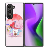 BT21 RJ Shooky Mang Koya Samsung Galaxy Z Fold 6 Case