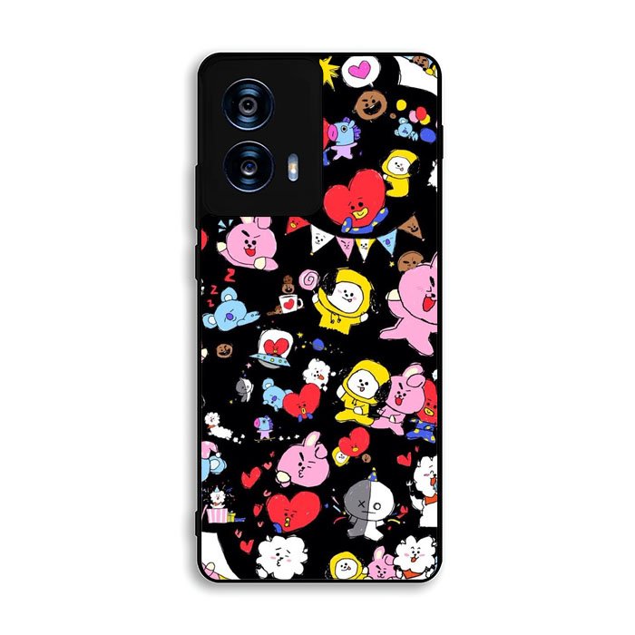 BT21 in Planet Py Motorola Moto G Power 5G 2024 Case DC1198