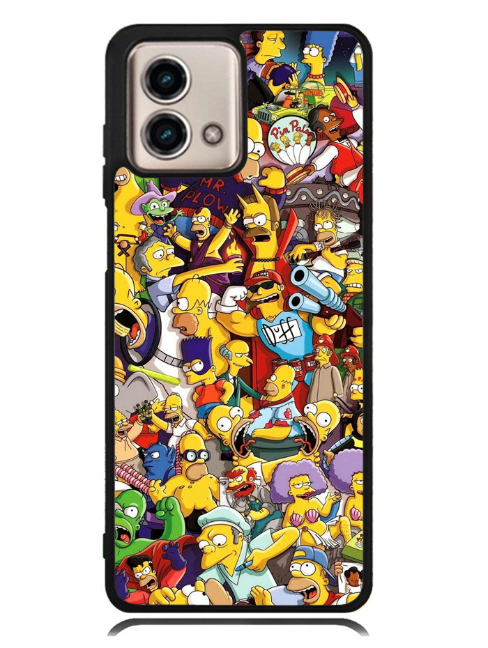 Simpsons All Characters Motorola Moto G Stylus 5G 2023 Case