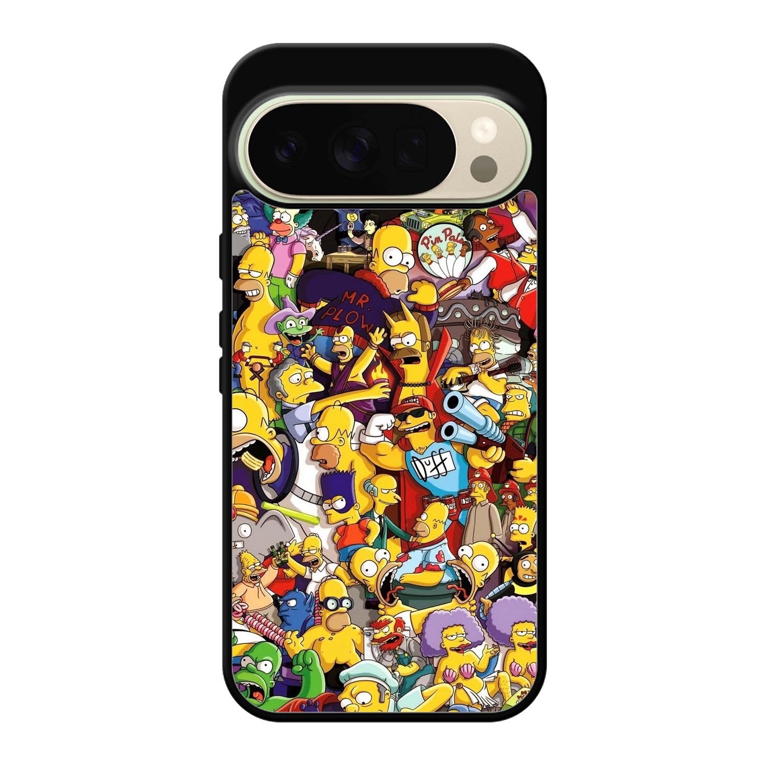 Simpsons All Characters Google Pixel 10 Pro Case