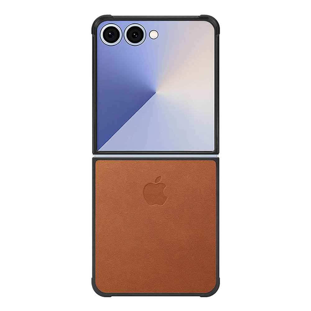 Apple Brown Samsung Galaxy Z Flip 7 5G Case