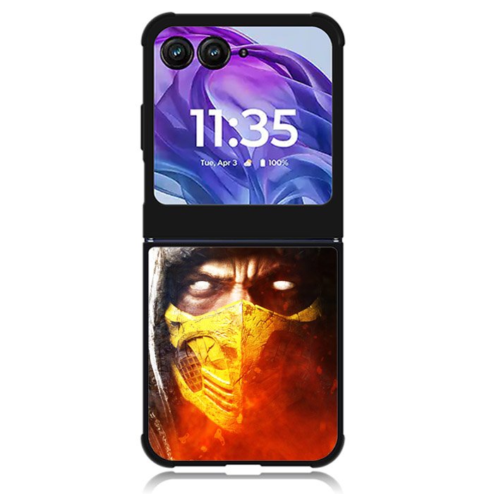 Mortal Kombat X Scorpion Motorola Moto Razr Plus 2024 , Moto Razr+ 2024 Case