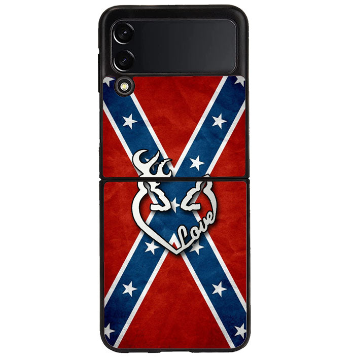 Deer Camo Love Rebel Samsung Galaxy Z Flip 4 5G 2022 Case