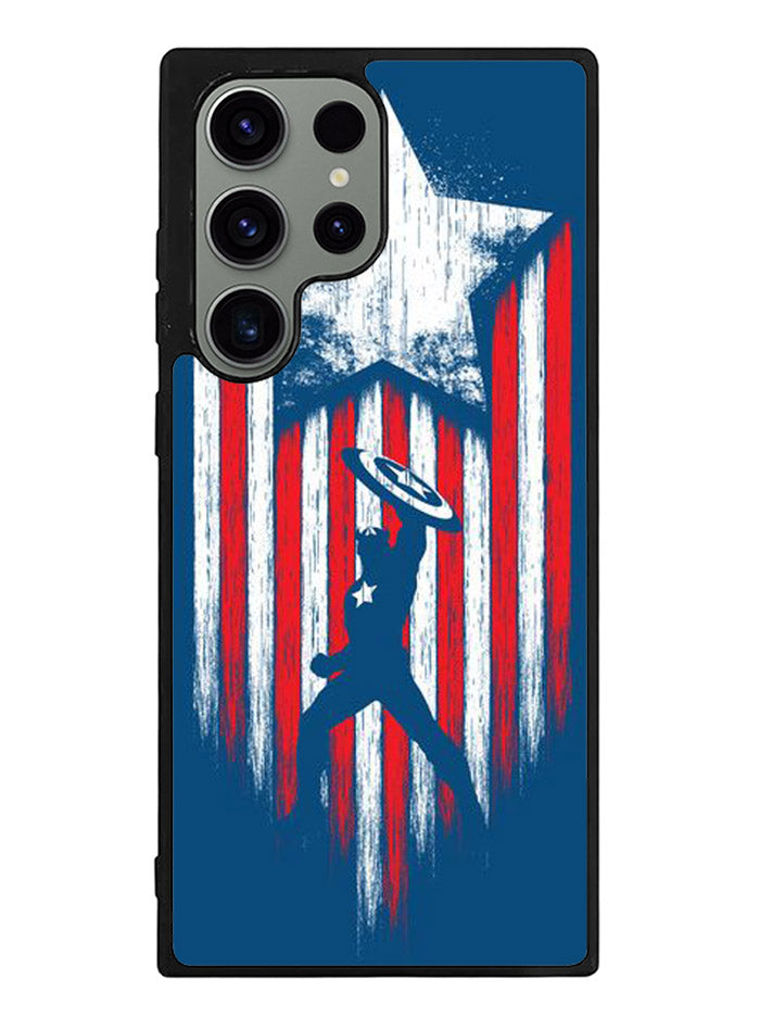 Captain America Blue Samsung Galaxy S23 Ultra 5G Case