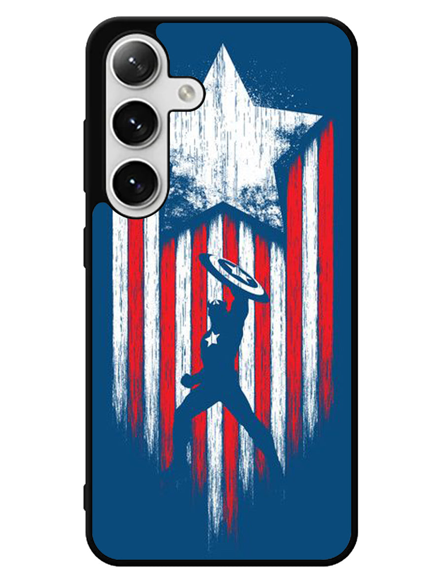Captain America Blue Samsung Galaxy S25 5G Case