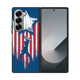 Captain America Blue Samsung Galaxy Z Fold 7 5G Case