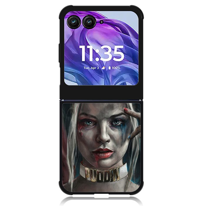 Harley Quinn 1st Motorola Moto Razr Plus 2024 , Moto Razr+ 2024 Case