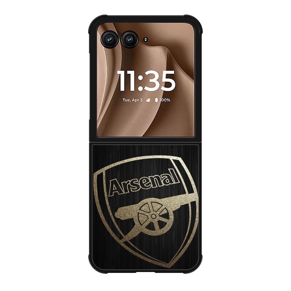 Arsenal Logo Gold 1st Motorola Moto RAZR Plus 2025 Case