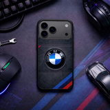 BMW Logo Leather iPhone 17 Pro Case DC0210