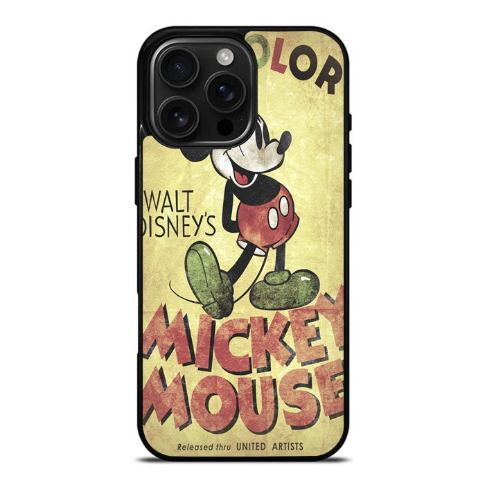Retro Mickey Mouse iPhone 16 Pro Max Case DC1576