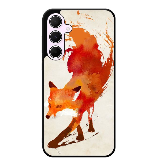 Watercolor Art Orange Red Fox Animal Samsung Galaxy A55 5G Case DC1962