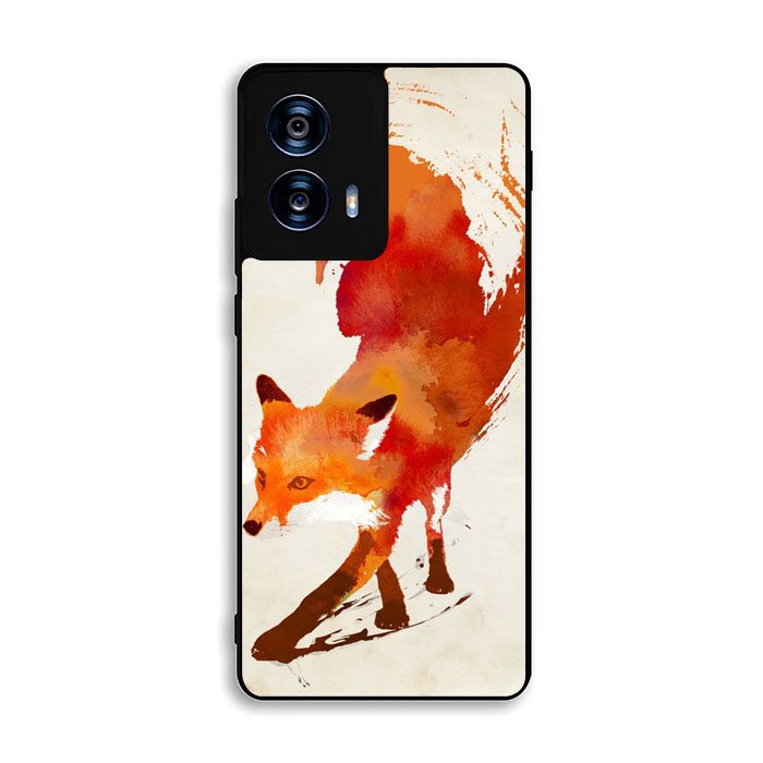 Watercolor art orange red fox animal Motorola Moto G Power 5G 2024 Case DC5985