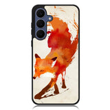 Watercolor Art Orange Red Fox Animal Samsung Galaxy S25 FE DC1962