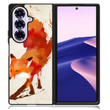 Watercolor Art Orange Red Fox Animal Samsung Galaxy Z Fold 7 Case DC1962