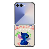Stitch Disney Ohana Means Family Samsung Galaxy Z Flip 7 5G Case