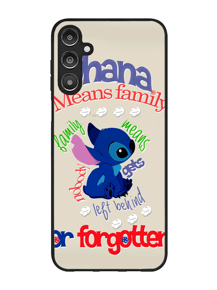 Stitch Disney Ohana Means Family Samsung Galaxy A14 5G Case