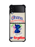 Stitch Disney Ohana Means Family Samsung Galaxy Z Flip 4 5G 2022 Case