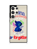 Stitch Disney Ohana Means Family Samsung Galaxy S25 Ultra 5G Case
