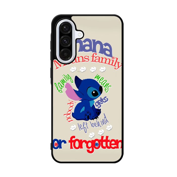 Stitch Disney Ohana Means Family Samsung Galaxy A36 Case DC1011