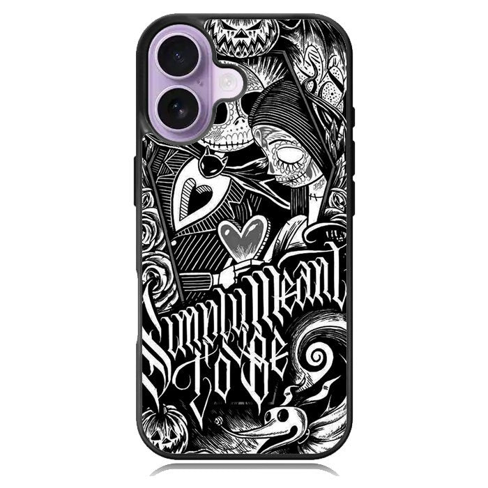 Jack And Sally Muertitos The Nightmare Before Christmas iPhone 16 Case DC0893