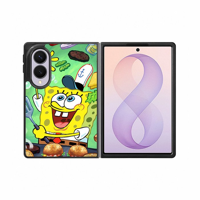 Spongebob Squarepants Krabby Patty Samsung Galaxy Z Fold 8 Case DC1723