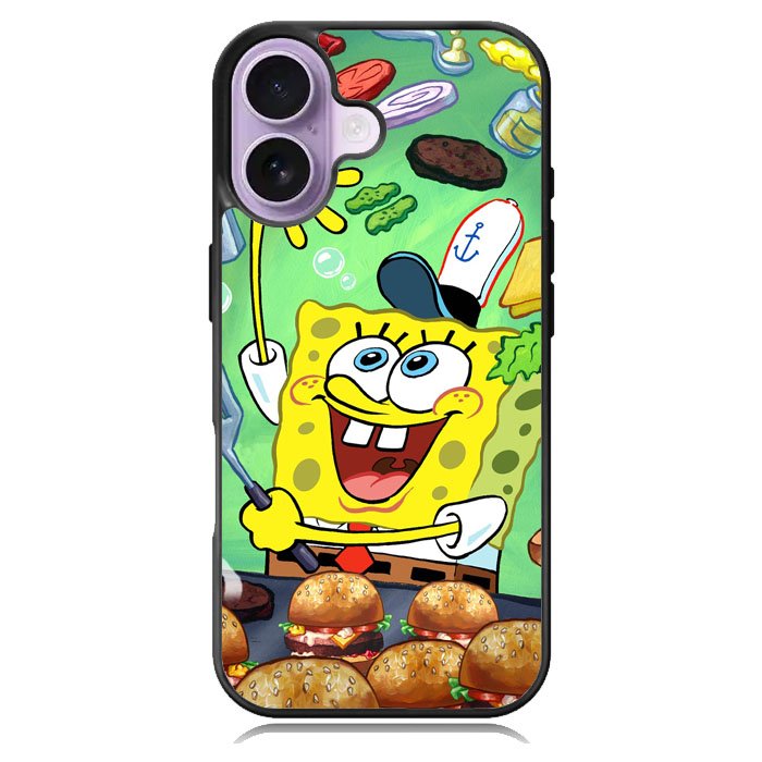 Spongebob Squarepants Krabby Patty iPhone 16 Case DC1723