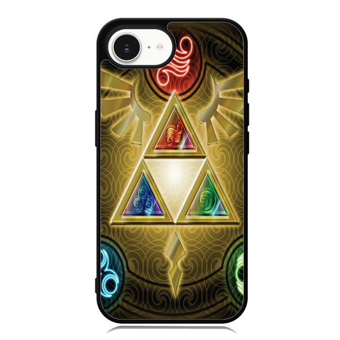 Zelda Triforce Element Case iPhone 16e Case DC2001