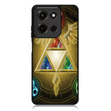 Zelda Triforce Element Case Motorola Moto G Power 5G 2025 DC2001